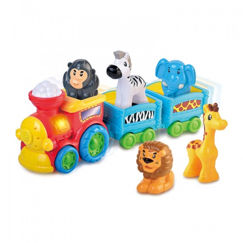 Hap-P-Kid Little Learner Musical Safari Train Set | 12 months+